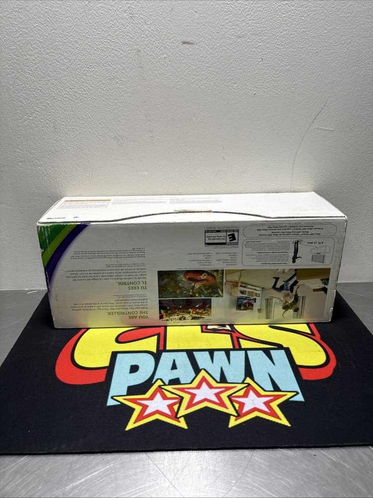 Microsoft Xbox 360 Kinect Black Motion Sensor Bar In Box