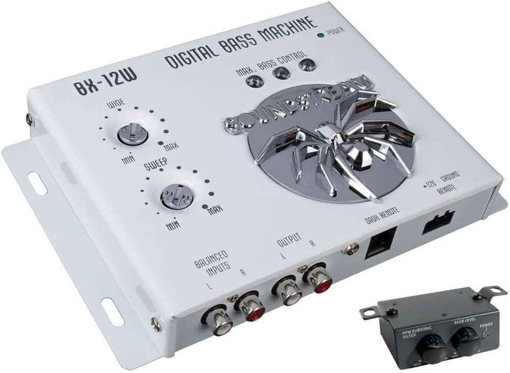 BX-12W Digital Bass Processor with Remote (White)