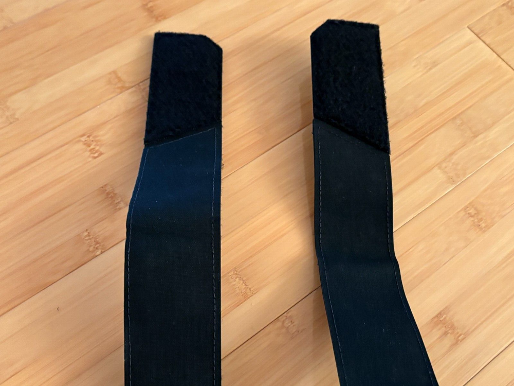 PROTECH Tactical Shoulder Strap Pair Black Laser Cut Molle Webbing 26X2 Inch