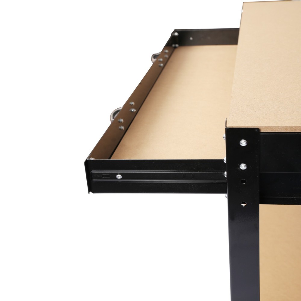 Steel Workbench Tool Storage Work Bench Workshop Tools Table W/Drawer