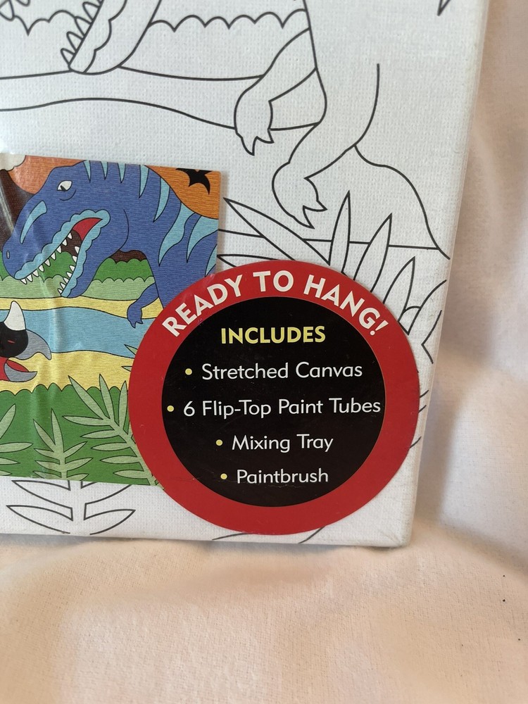 Melissa & Doug Canvas Creations Dinosaurs New In Packaging