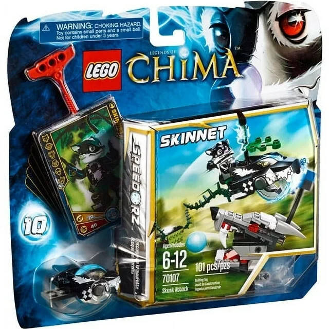LEGO CHIMA SKUNK ATTACK PLAY SET 70107 *DISTRESSED PKG