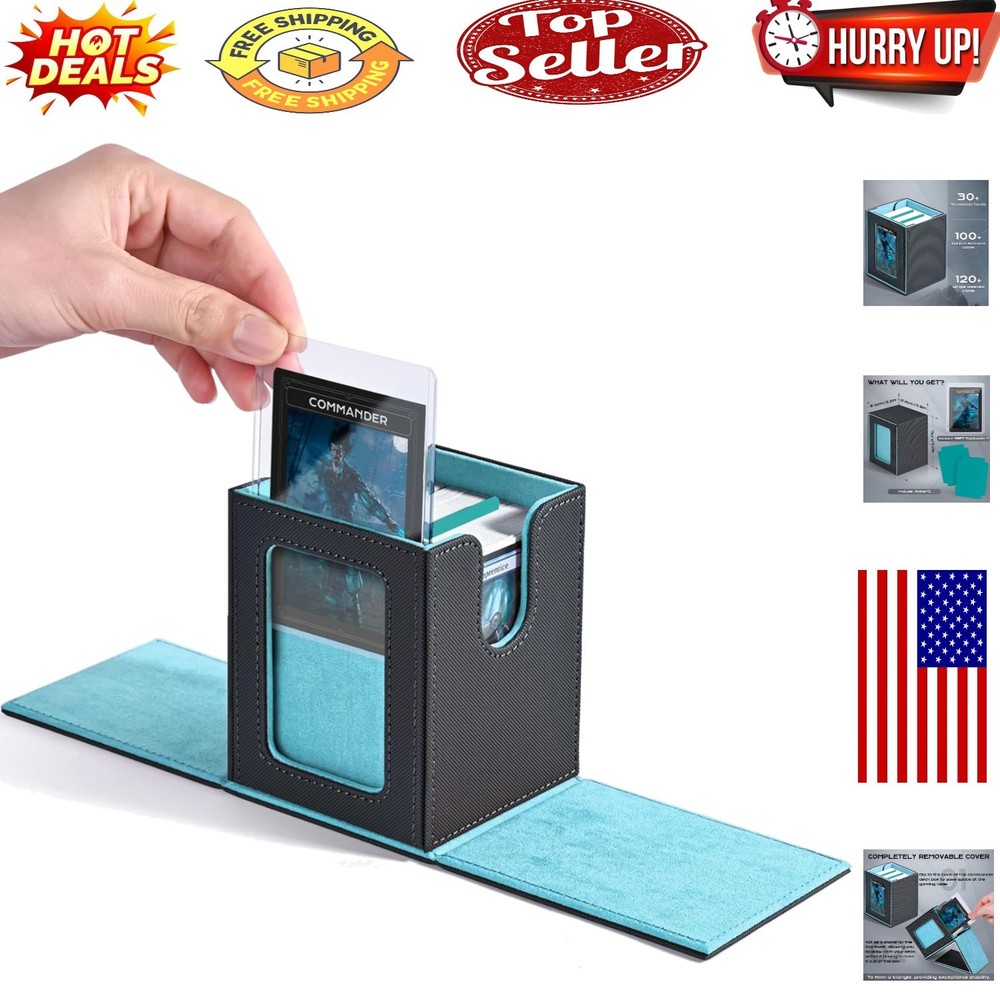 Waterproof MTG Deck Box with Display Window