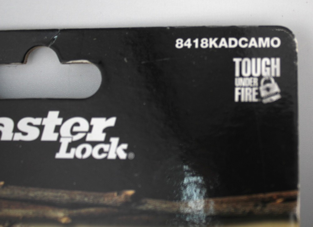Lot of TWO Master Lock 5/16" Cable Camo Python 6' - Keyed Alike #P478- 8418KAD
