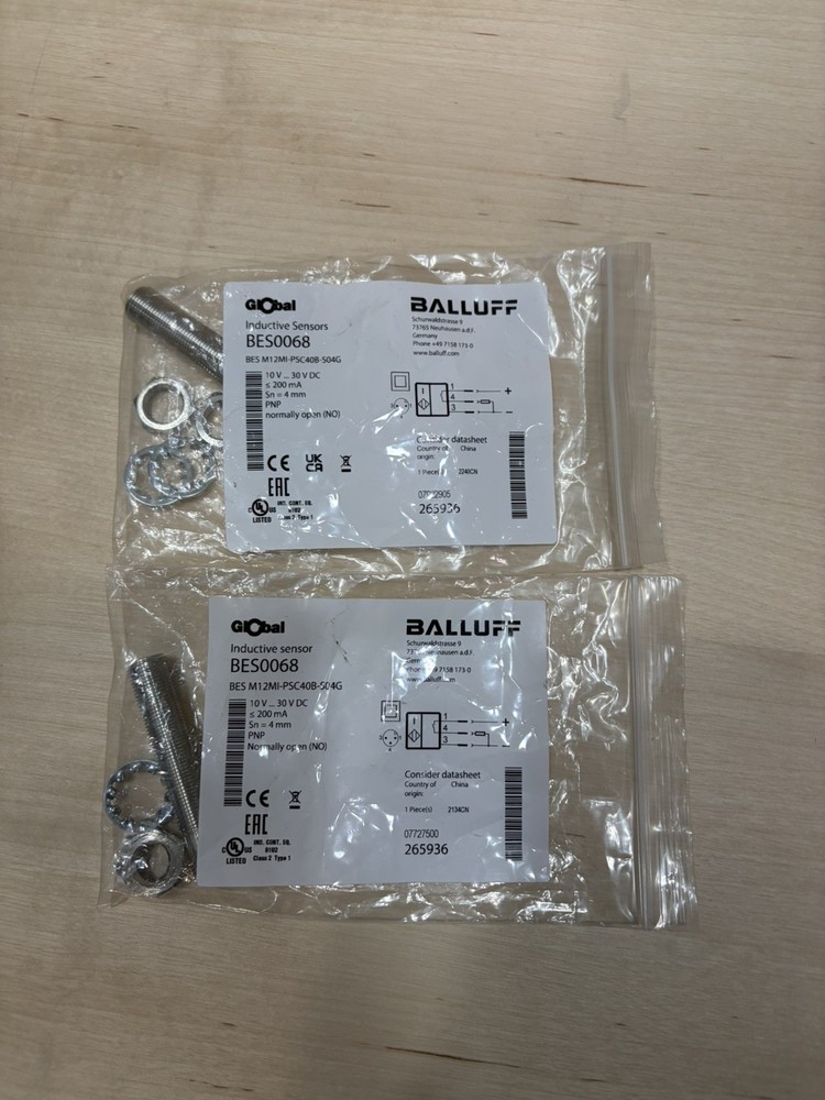 Balluff BES0068 Inductive Sensors