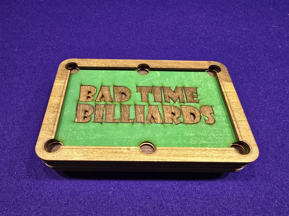 Pool Table Coaster Set