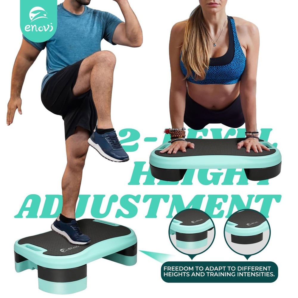 Basic Steppers for Exercise at Home, Aerobic Steppers, Exercise Step Platform...