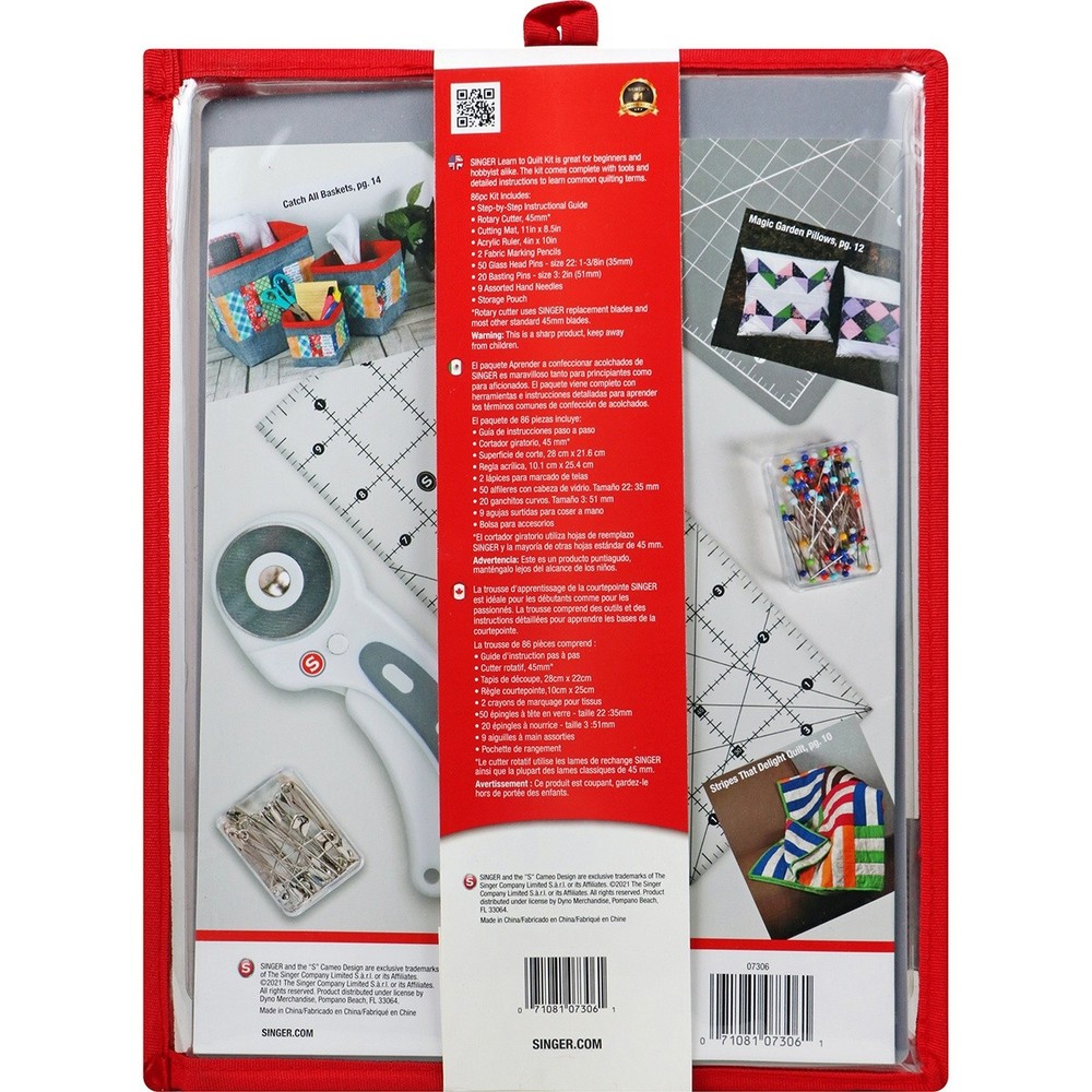 Singer Learn To Quilt Starter Kit 86pcs