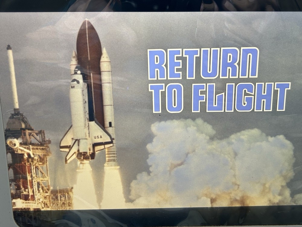 1988 NASA Rockwell Shuttle Return To Flight Presentation Transparency-4595