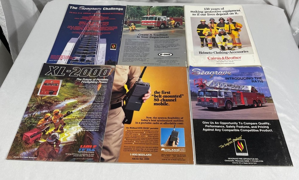 FIRE COMMAND magazine 12 issues from 1987