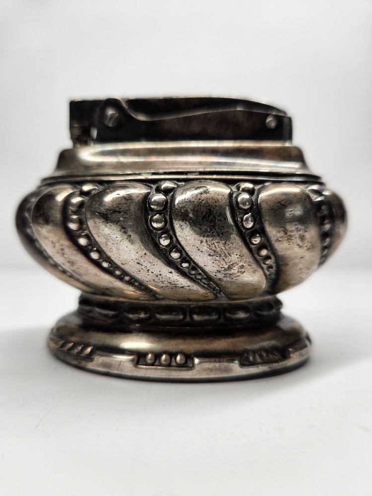 Ronson "Crown" Silver- Plated Table Lighter. A18