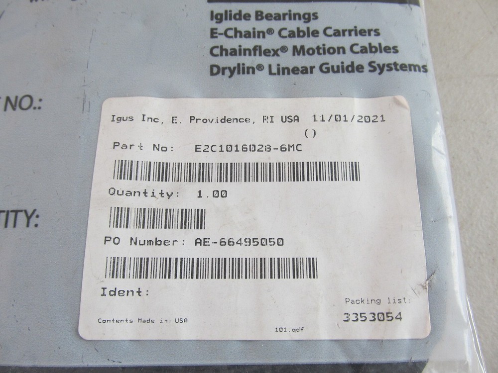 Igus E2C1016028-6MC NEW