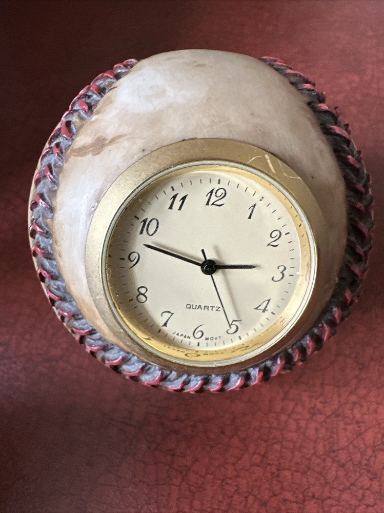 Baseball Clock Table S.S. Sarna