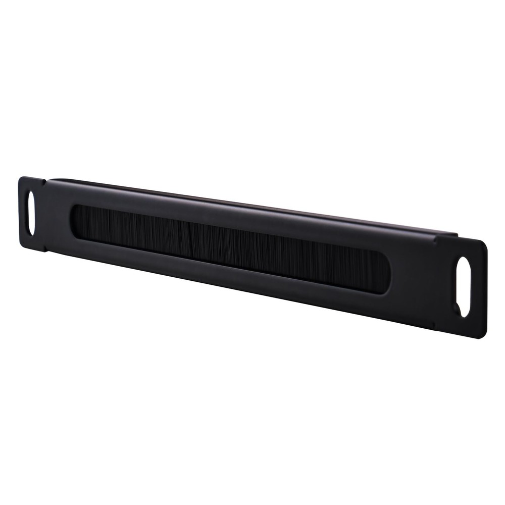2 PCS 0.5U Brush Cable Manager Rack Mount Management Panel 10 Inch Server