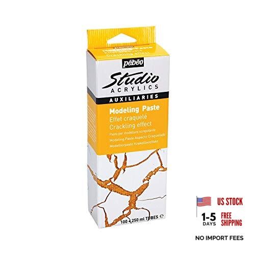 Phase Kit-2 Tubes 100 ml + 250 ml Studio Acrylics Modelling Paste Crackled