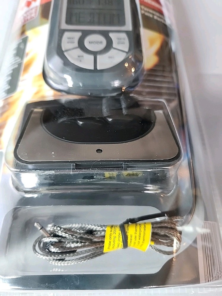 New Range Master Digital BBQ Thermometer Wireless Remote Grilling Summer NIB