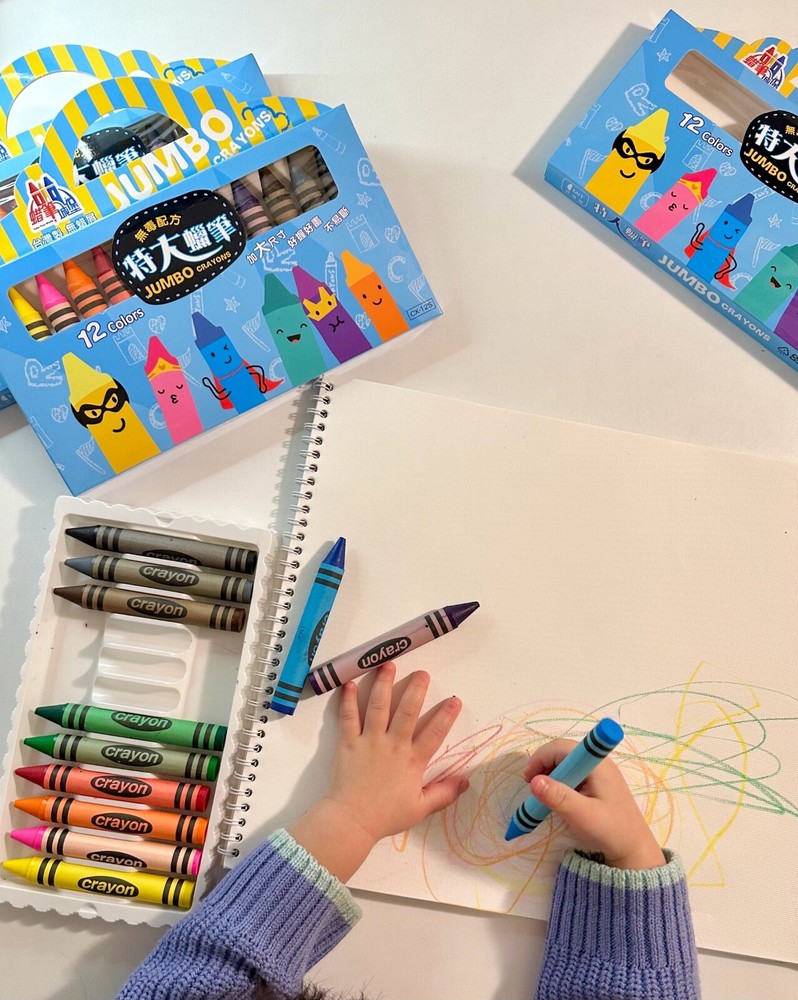 JUMBO Crayons 12 colors