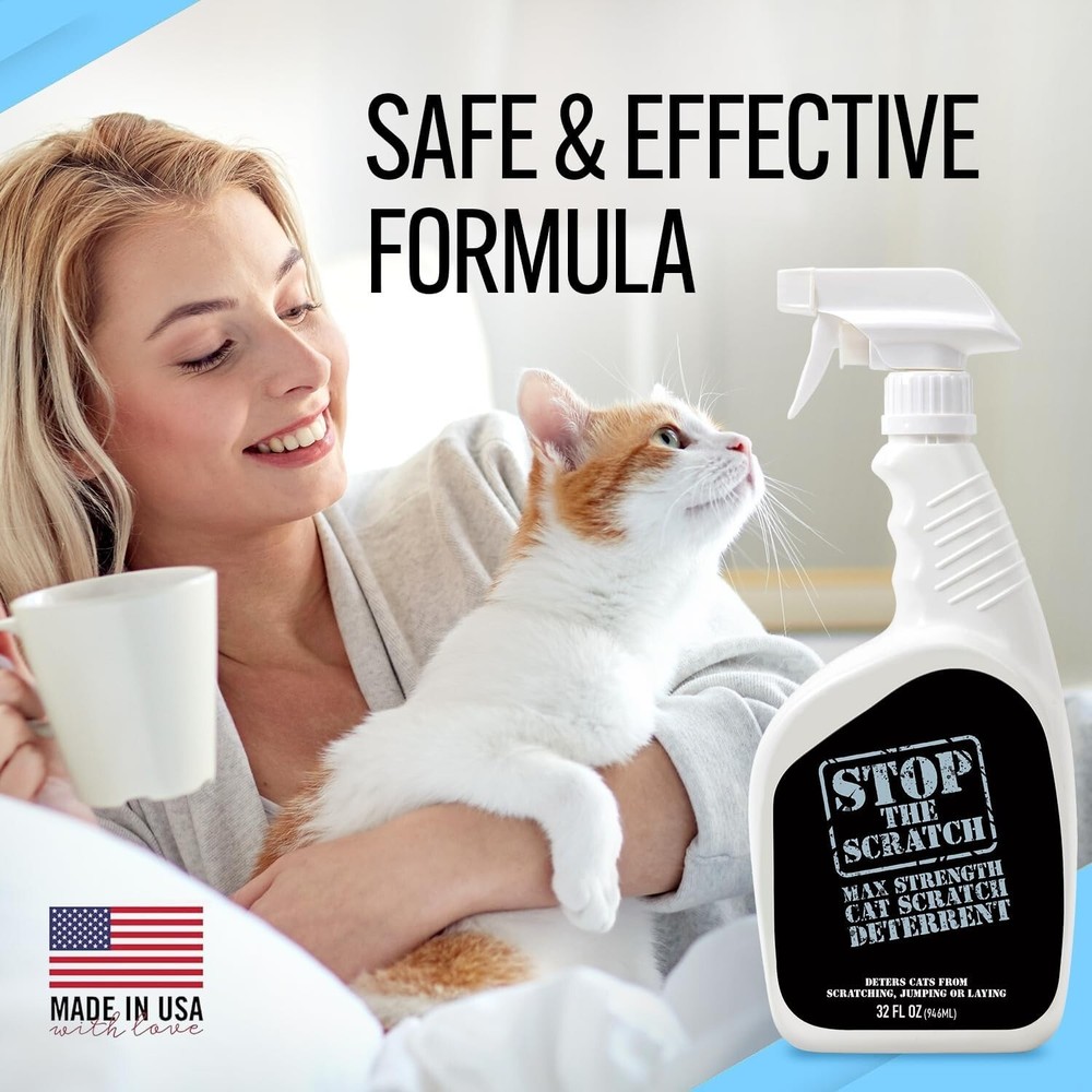 Effective 32oz Keep Off Cat Spray - Non-Toxic Solution for Pet Behavior Control