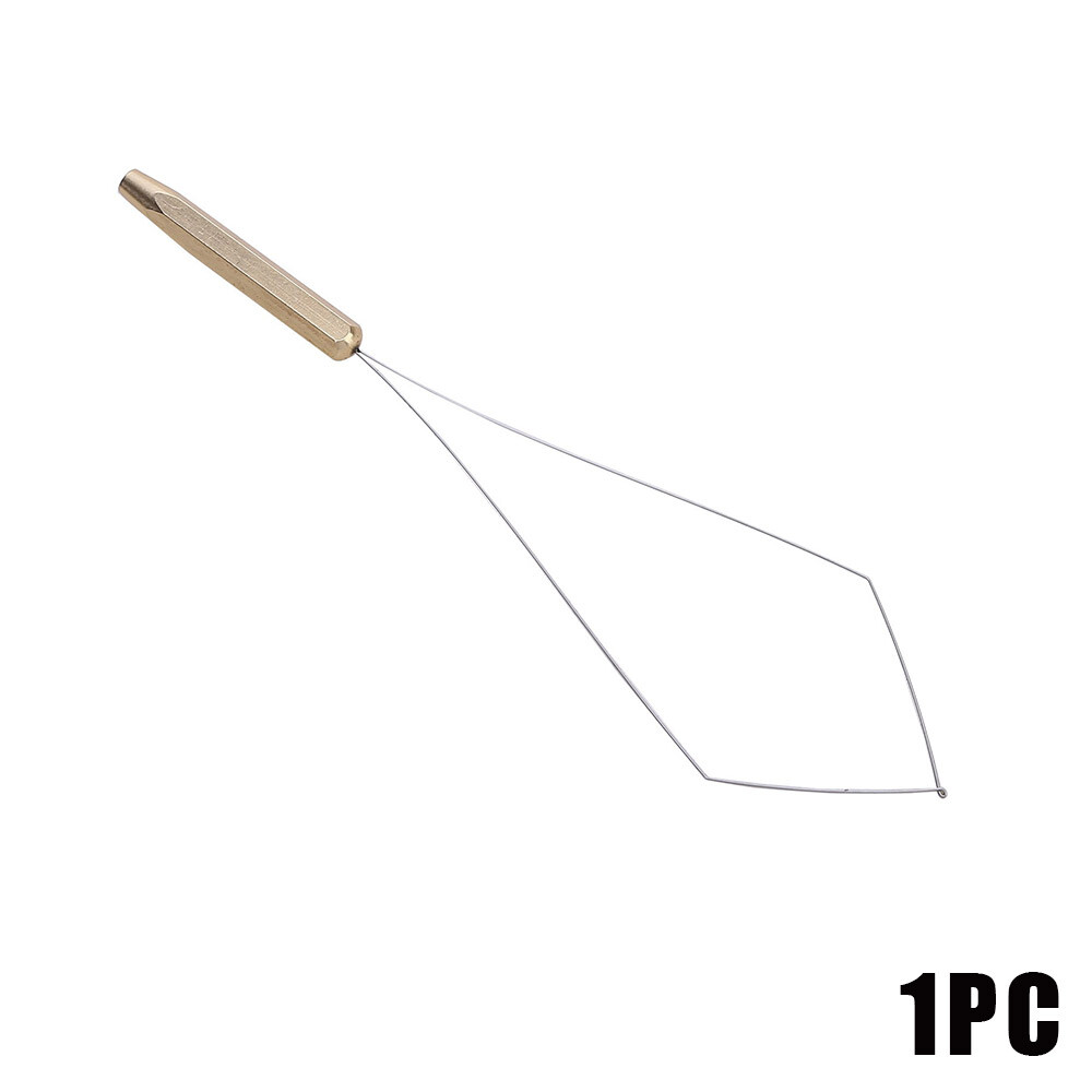 1x Brass Bobbin Threader Fly Fishing Tying Thread Half Hitch Tool Bug Binding