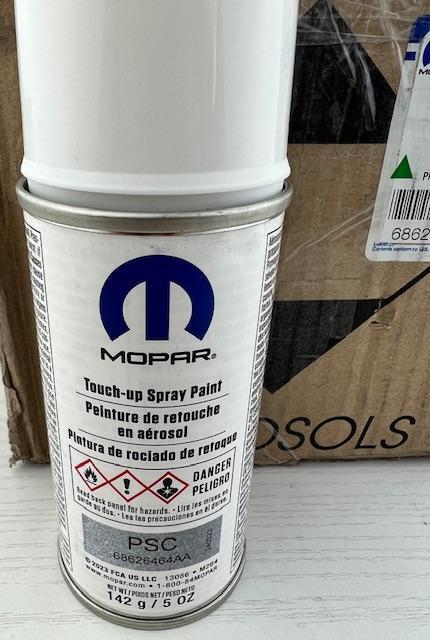 Mopar Jeep Dodge Chrysler PSC Metallic Silver Touch Up Spray Paint