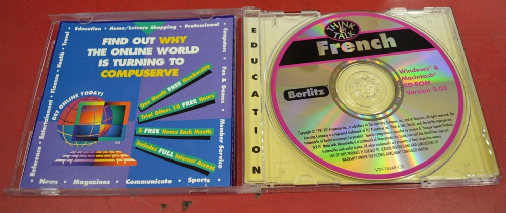 Berlitz Think & Talk French Version 2.0 (PC CD-ROM, 1997)