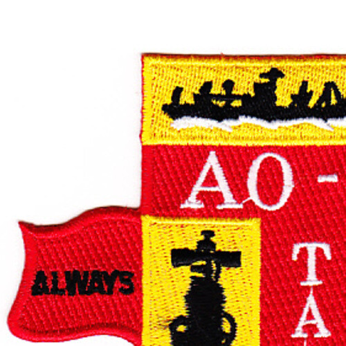 USS Taluga AO-62 Auxiliary Oiler Ship Patch