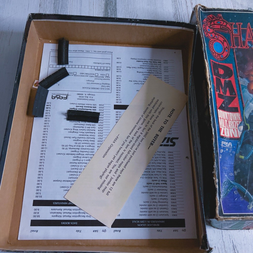 FASA Shadowrun DMZ - Downtown Militarized Zone