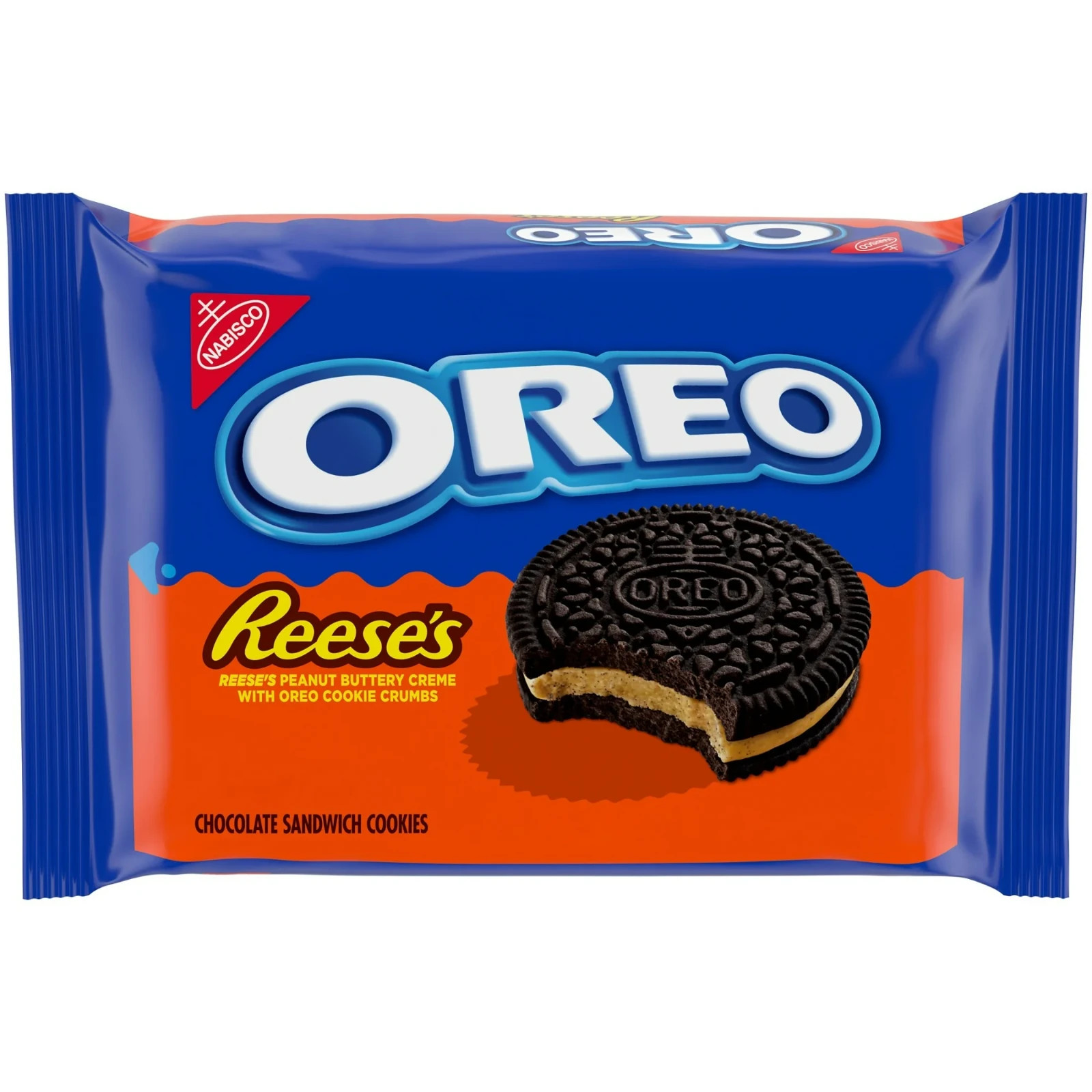 5 Pack OREO REESE'S Peanut Butter Creme Chocolate Sandwich Cookies 12.35 oz Each