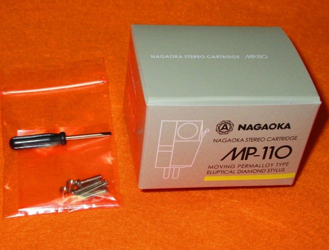 NAGAOKA MP-110 NEW Official/Genuine 2025 JAPAN Cartridge Elliptical Stylus MP110