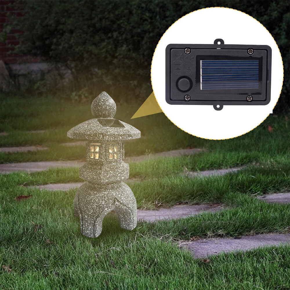 Garden Solar Powered Replacement Rectangular LED Light Box for Lantern Lamp