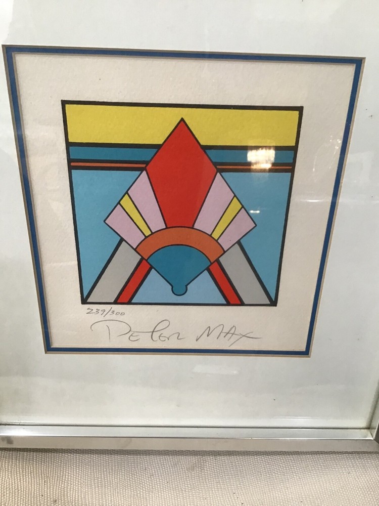 $3,200. PETER MAX  ABSTRACTLITHOGRAPH  signed and numbered