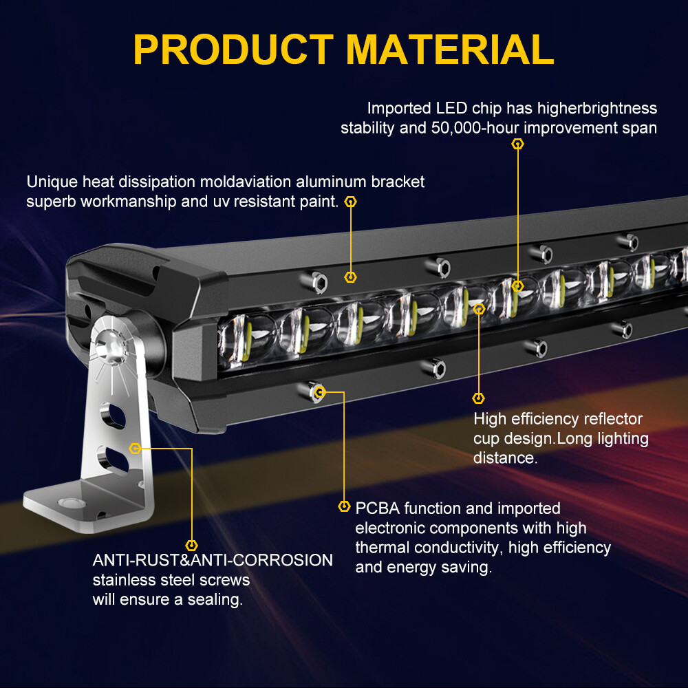 For Can-am Maverick X3 XDS XRS Roof 50" Curved LED Light Bar+RGB 4" Pods +Wire