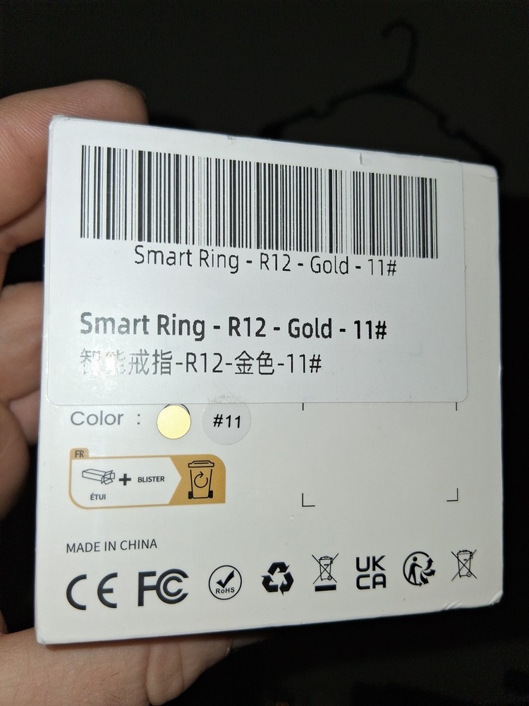 Smart Ring Gold Size 12