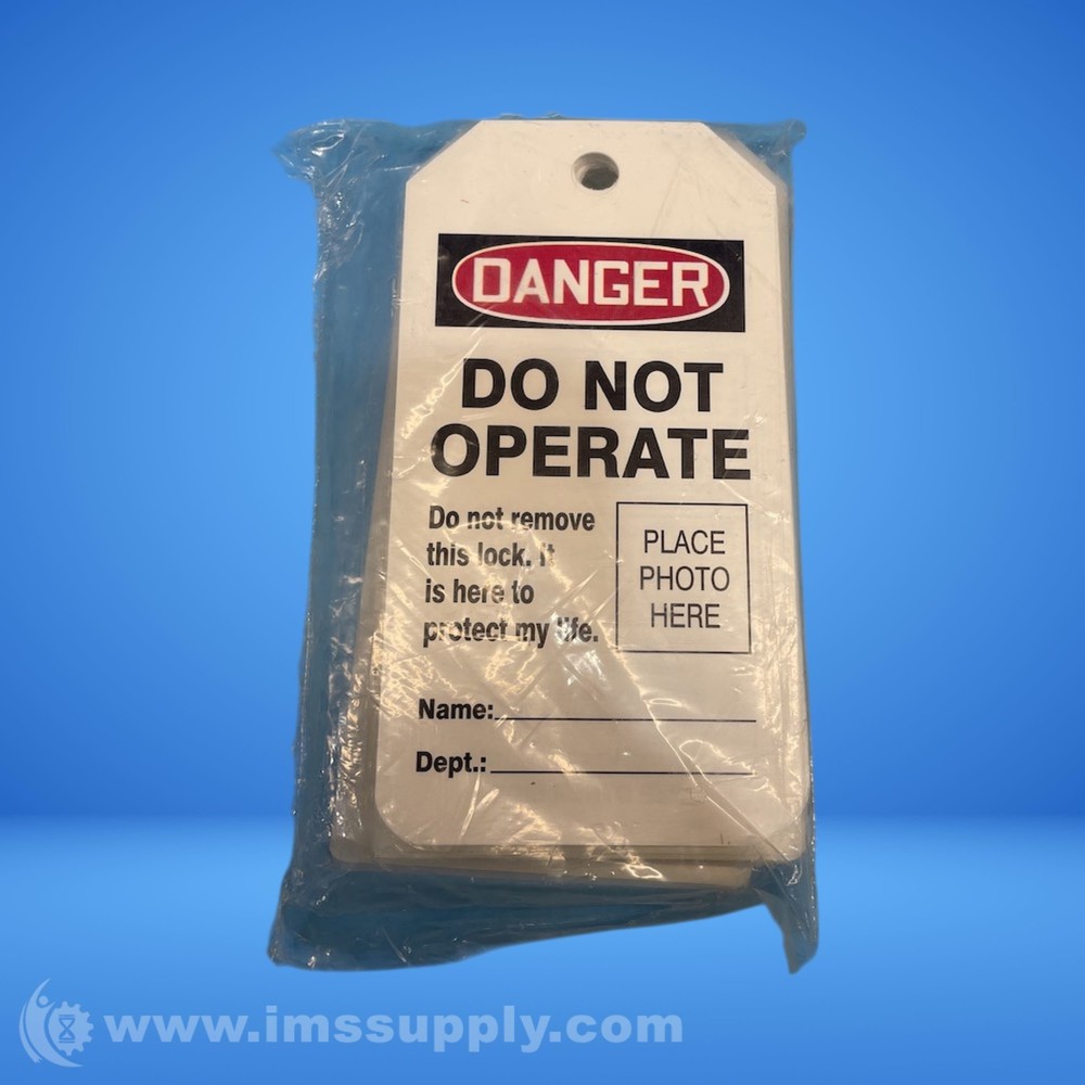 DANGER DO NOT OPERATE Safety Label FNFP