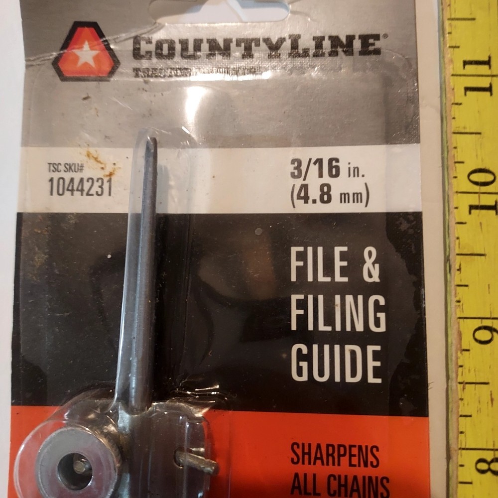 Chainsaw file 3/16" guide and handle 8" file kit
