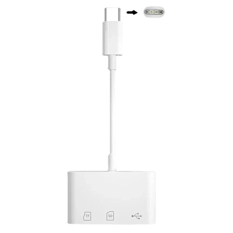 USB C SD Card Reader OTG Adapter Micro SD TF CF for USB-C Android Laptop