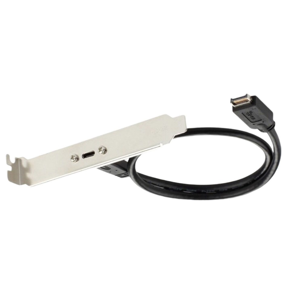 USB 3.1 Type E PCI-E to Type C Female Gen 2 Extension Cable With Profile Bracket