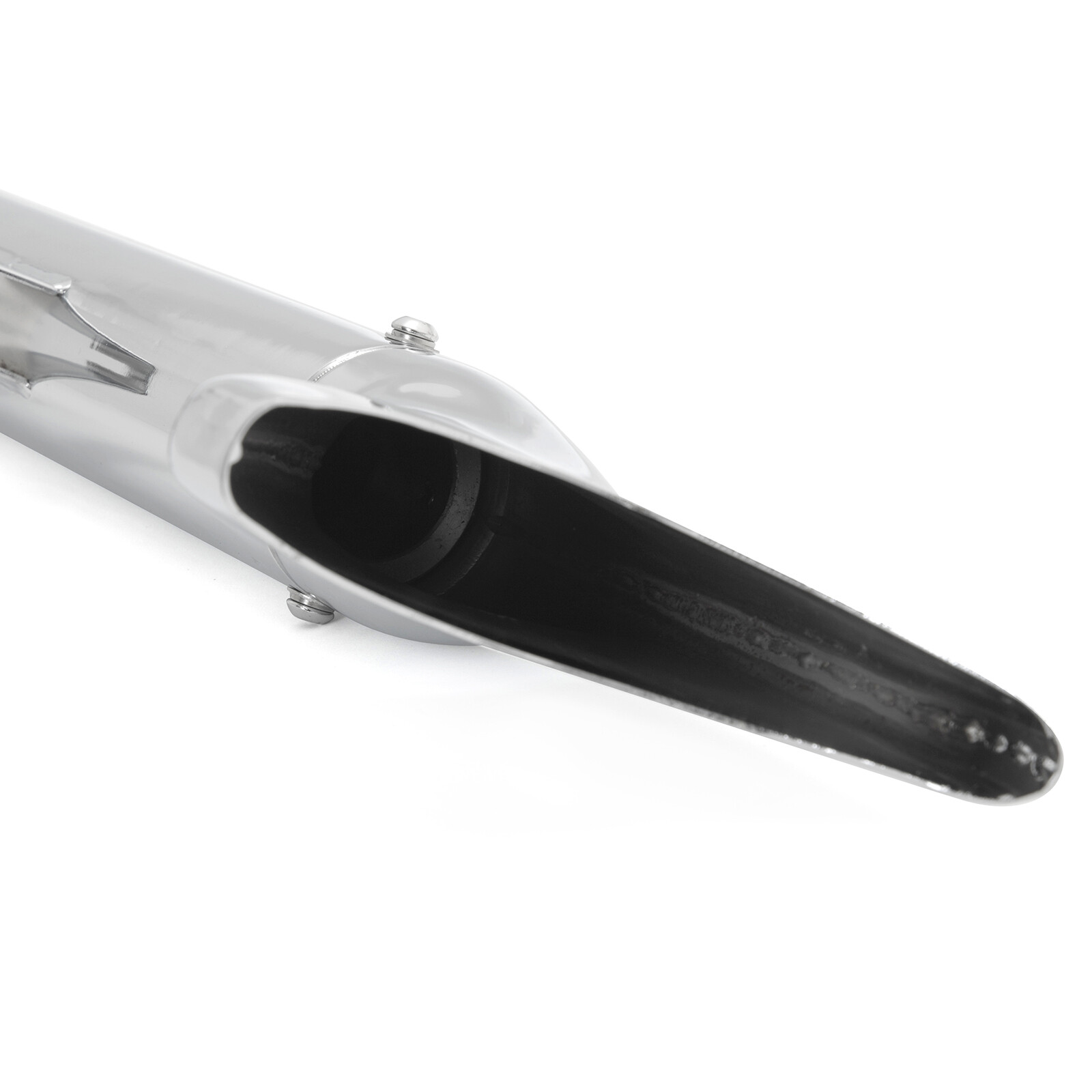 Road King Touring 36" Fishtail Slip on Mufflers Exhaust Pipes for Harley 95-16