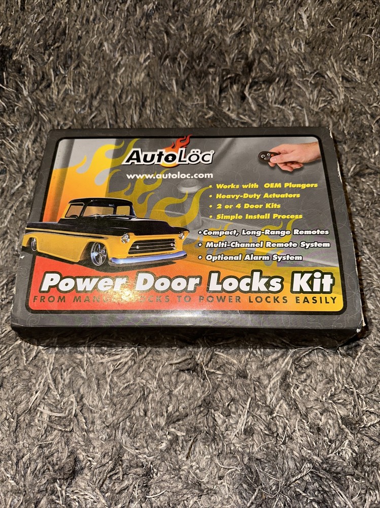 4 Door Remote Keyless Entry System w/ Central Locking Power Lock Actuators Kit