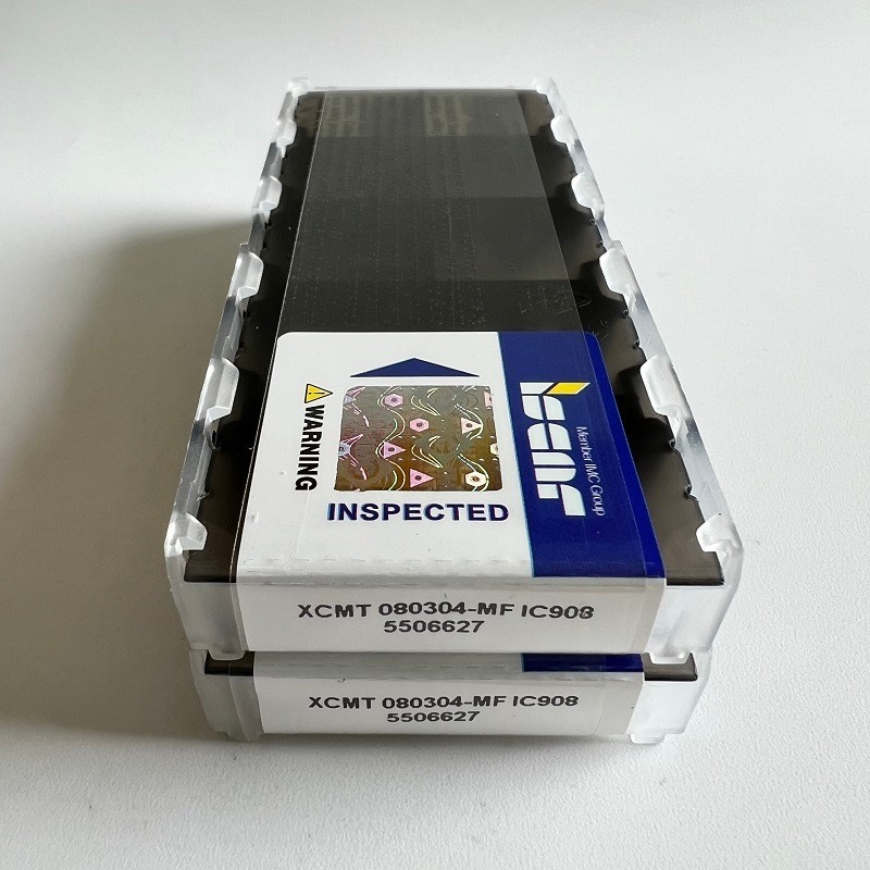 10Pcs/BOX ISCAR XCMT080304-MF IC908
