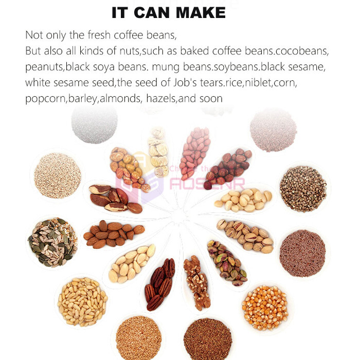 Electric Coffee Bean Roasting Machine Automatic Grains Baking Roaster Machine