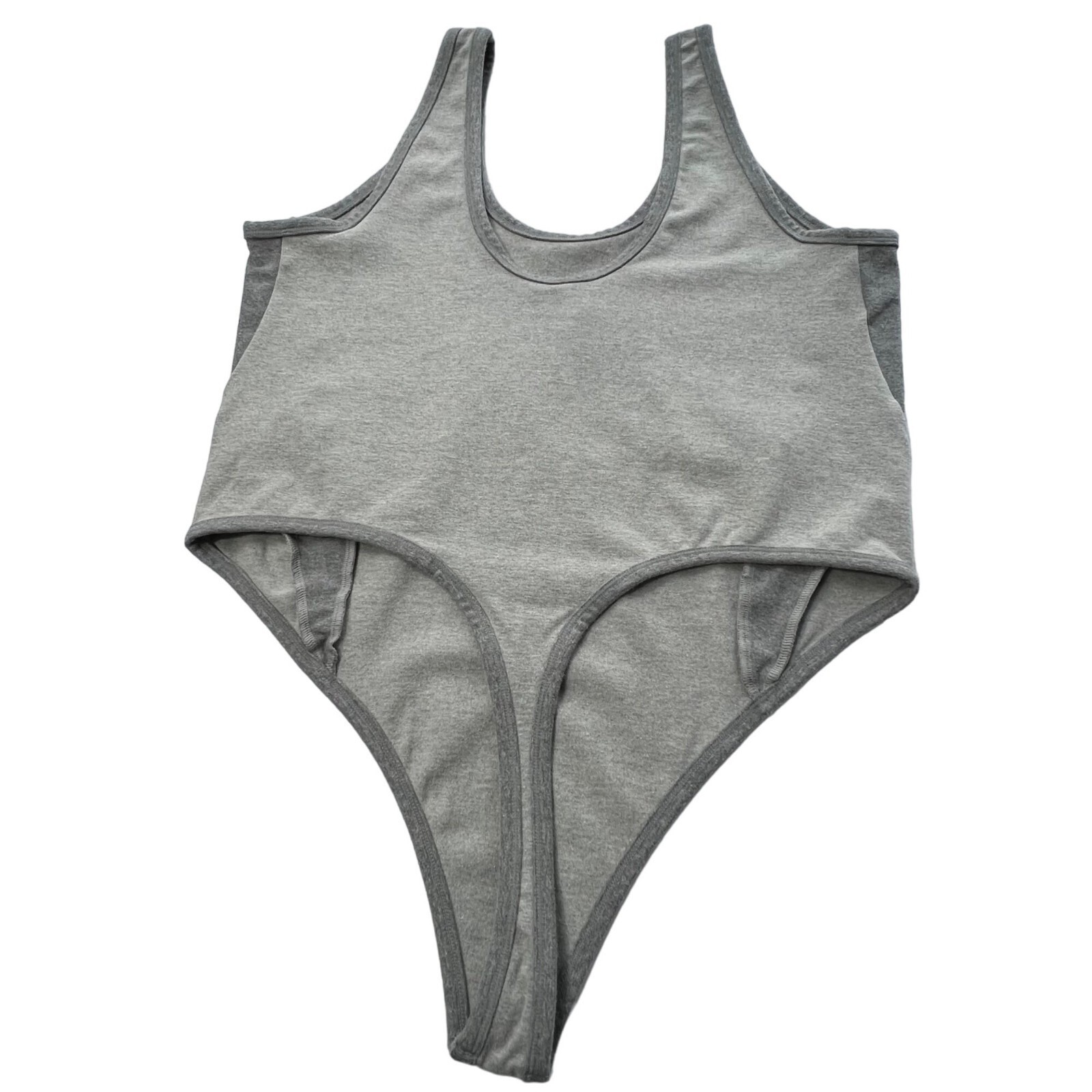 SKIMS Outdoor Tank Bodysuit Heather Gray Womens 3XL