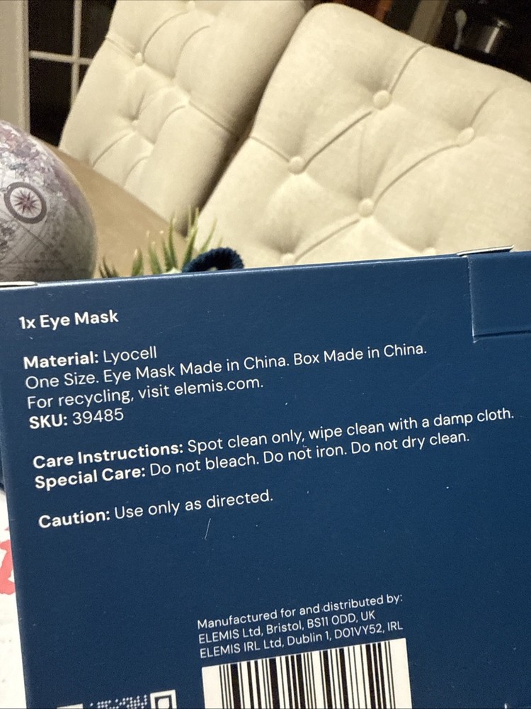 elemis sleeping eye mask ( material lyocell) New As Shown (A4)