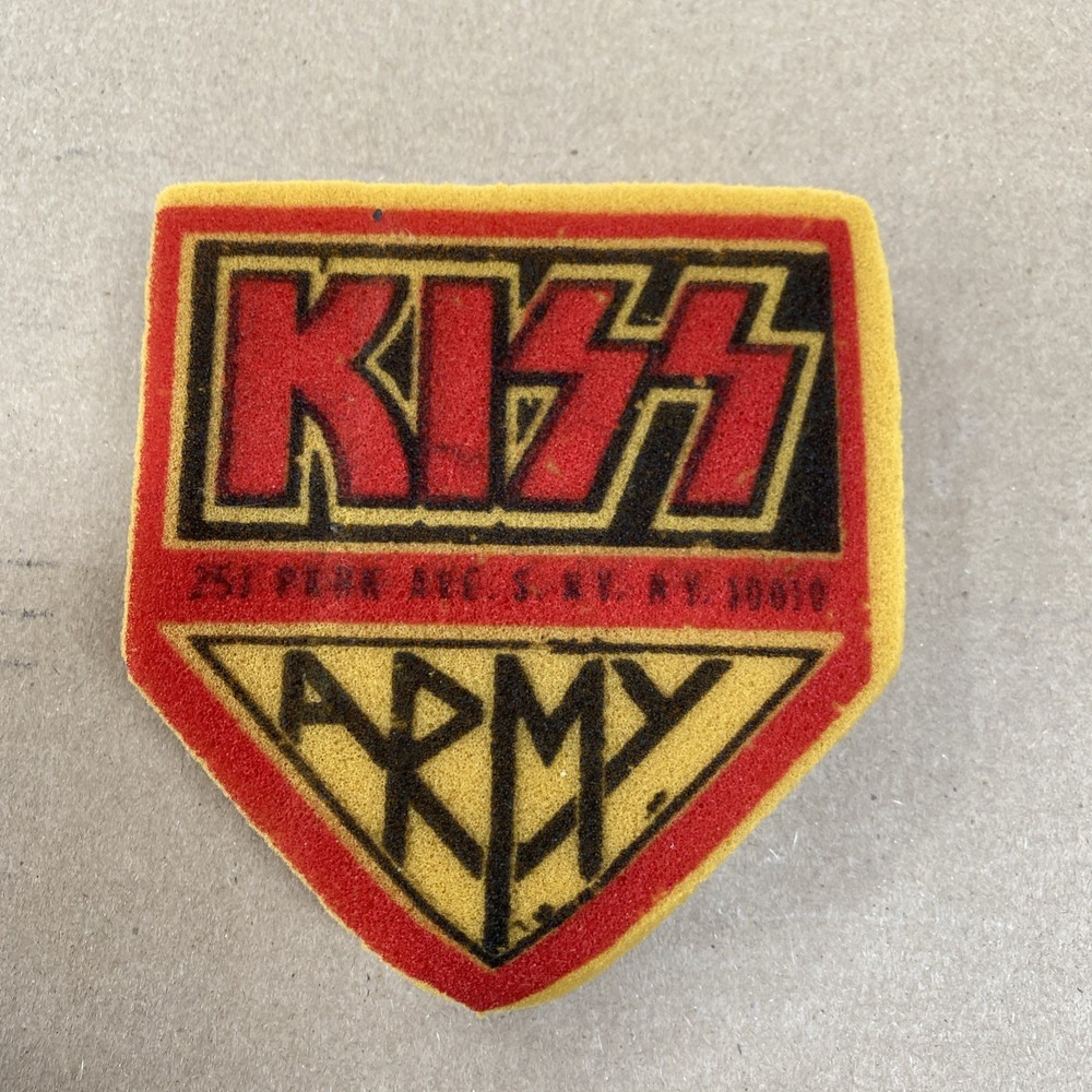 KISS ARMY 1979 Official Tour Sponge From The DYNASTY Tour -free Shipping
