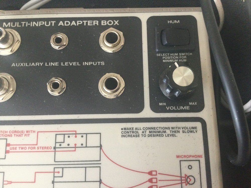 Emtech EJ-10 Multi -Input Adapter. Referred To as “Crab Box”.