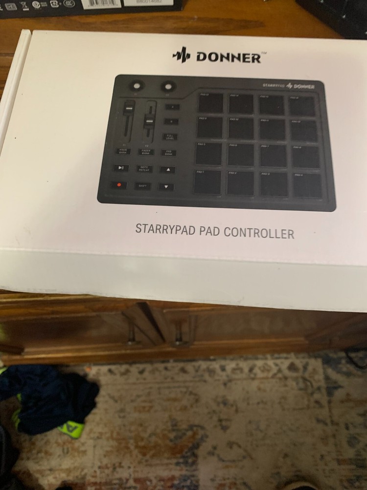 Donner STARRYPAD MIDI USB Pad Controller With Faders Knobs Lighted