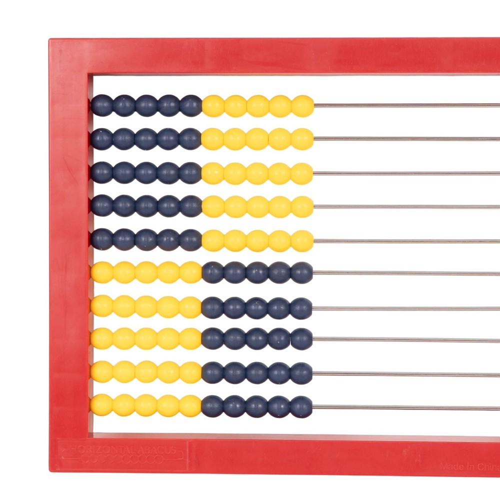 Learning Resources Horizontal Abacus 10 Row B5223330107 Educational Calculator