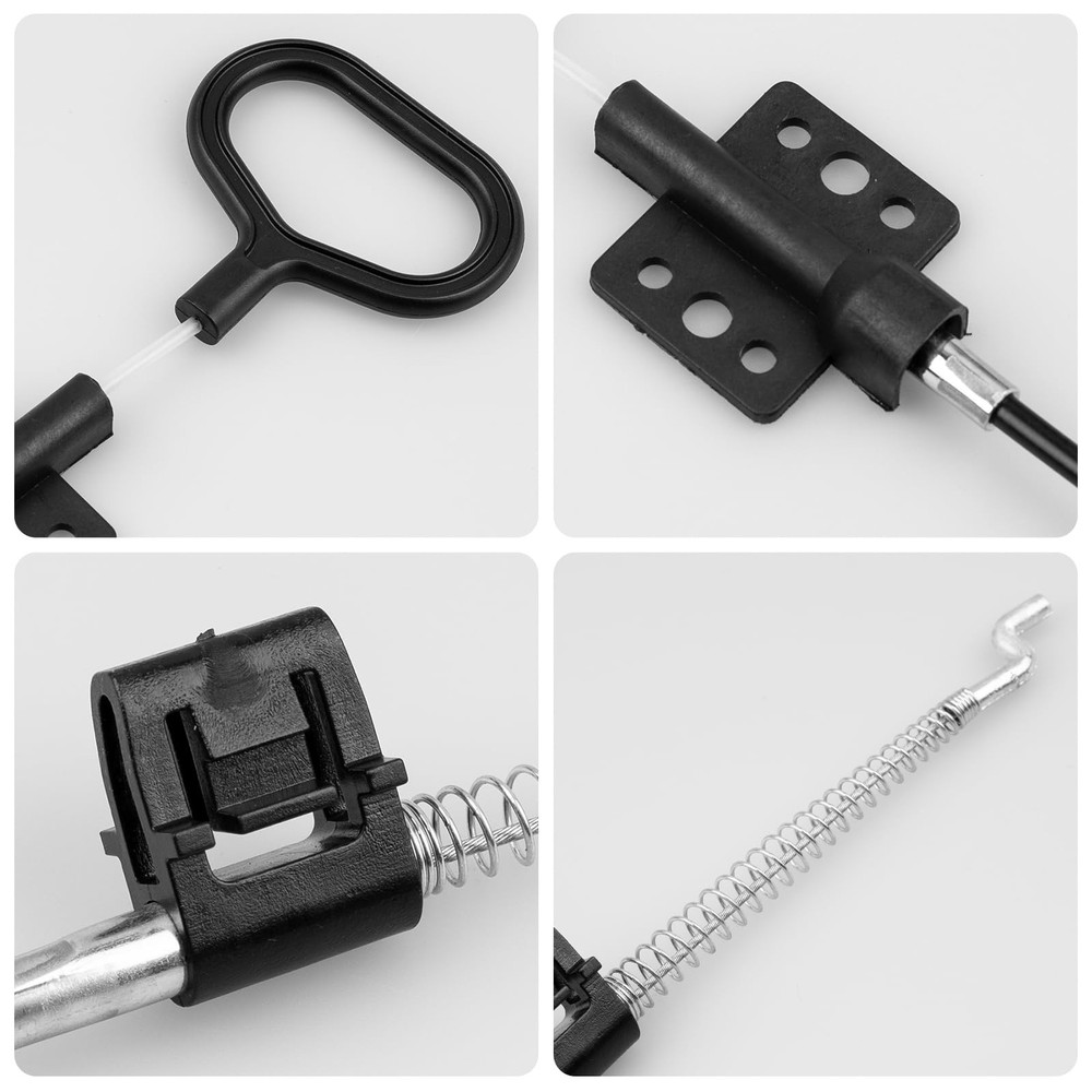 YEYETUO Sofa Recliner Cables, 2PCS Release Cables Replacement D Ring Pull Handle