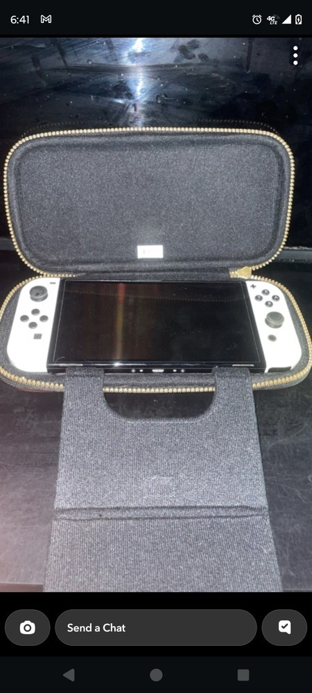 Nintendo Switch OLED Bundle with Controllers, Games, Zelda Carrying Case