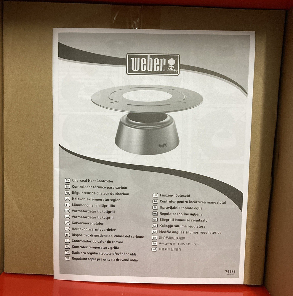 Weber Charcoal Heat Controller for 22" Kettle Grills